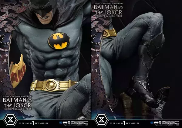 「バットマンとジョーカーによる永遠の戦いがフィギュアに！「バットマンVSジョーカー “コンセプト by ジェイソン・ファボック”」が予約受付スタート」の画像