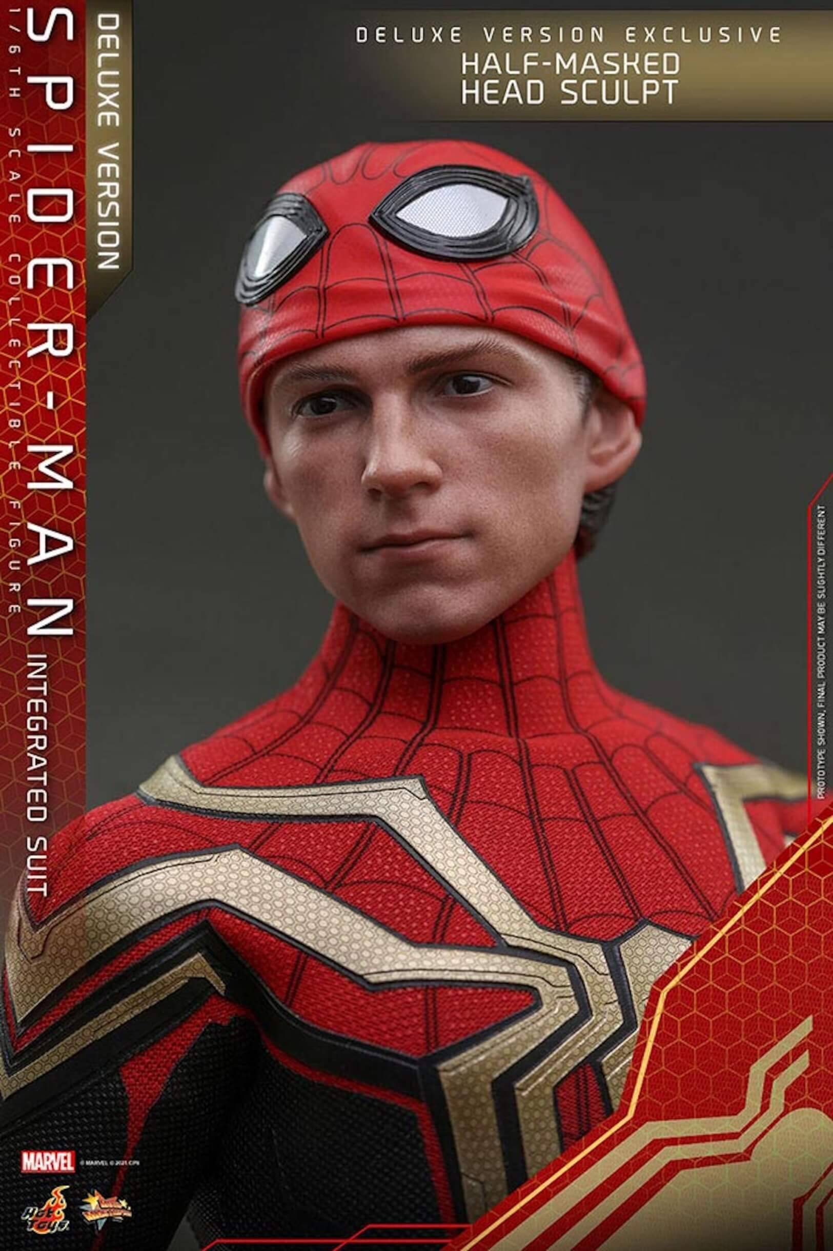 美品 ホットトイズ スパイダーマン インテグレーテッド スーツ ノー 
