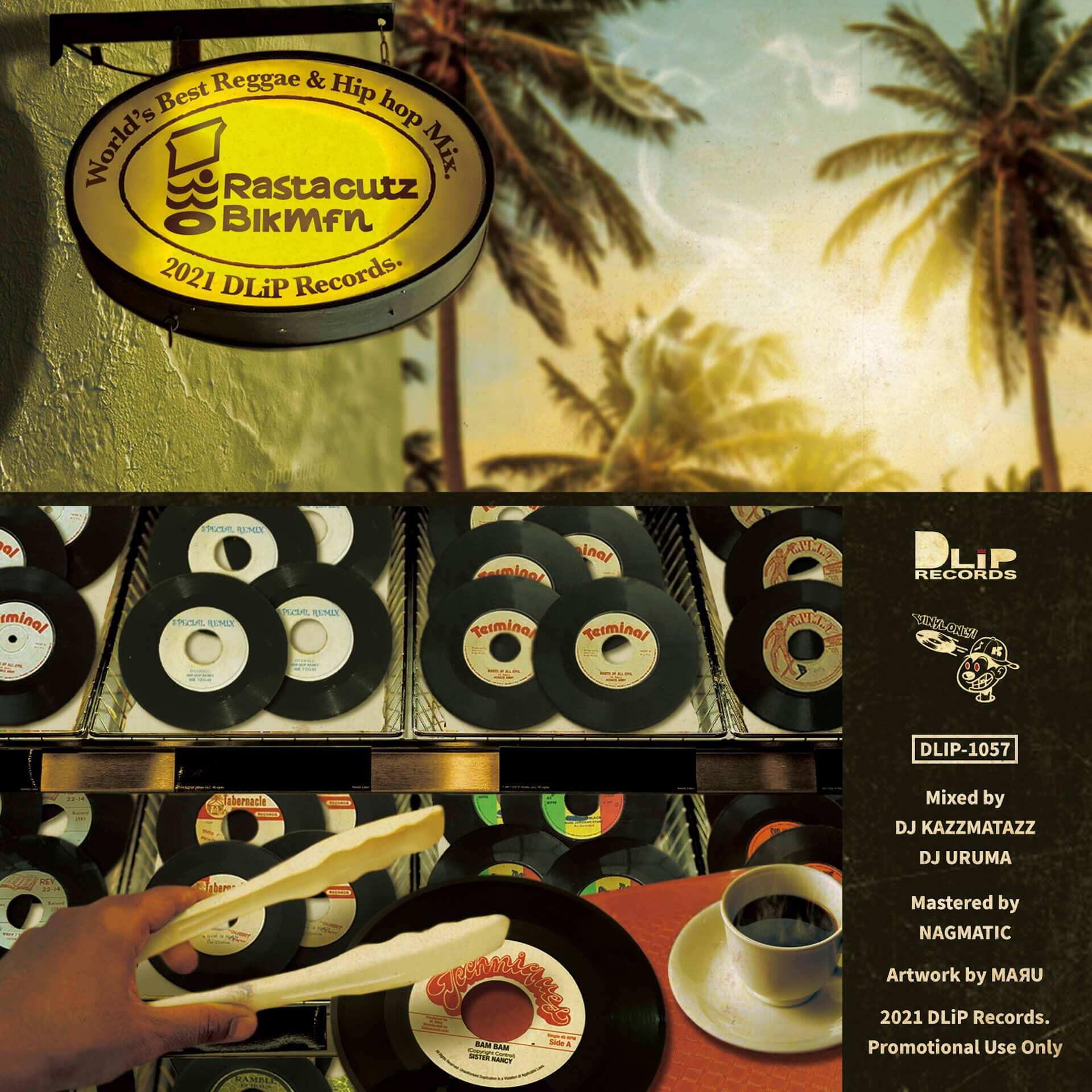 DJ URUMAとKAZZMATAZZによるレゲエミックス『RASTA CUTZ × BLK MFN』がCDとTAPEで登場！