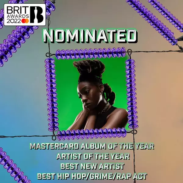 「Little Simzが「ブリット・アワード2022」にて最多4部門ノミネート！Adele、Ed Sheeranに並んで最多」の画像