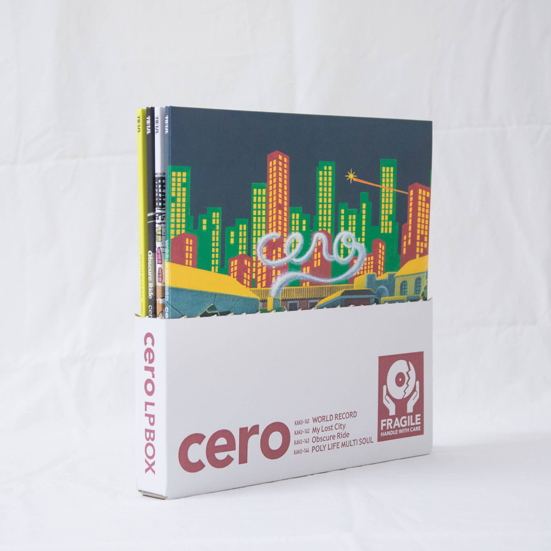 ceroがアルバム4作品のアナログ盤を再発売！メンバー直筆サイン入りの  