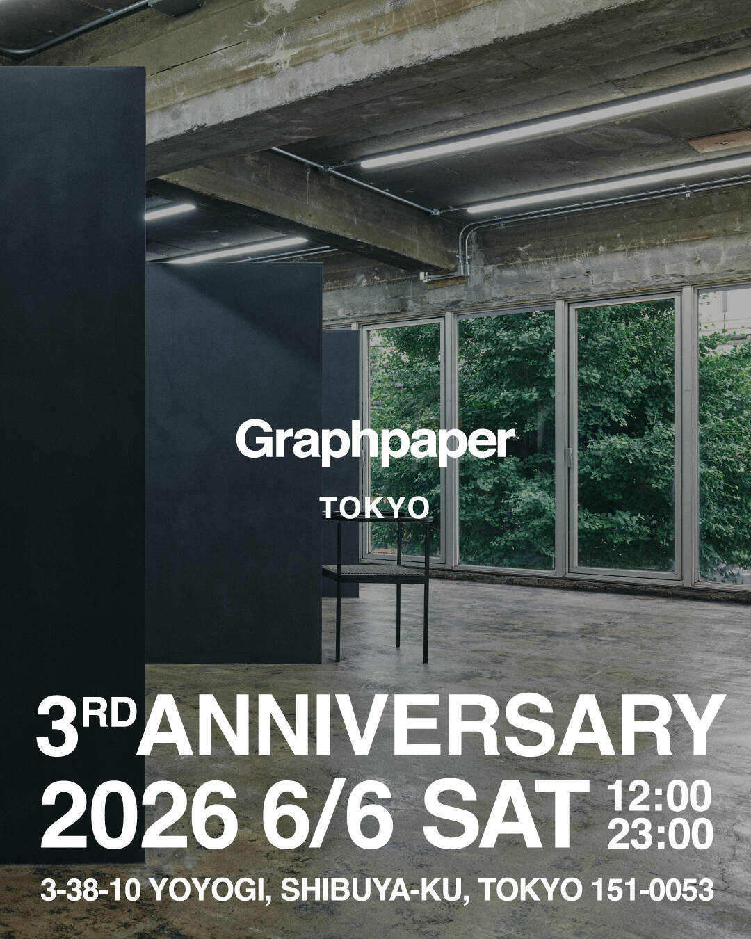 開業3周年を迎える『寄』『Vektor Shop®︎』『Graphpaper TOKYO』がアニバーサリーイベントを開催