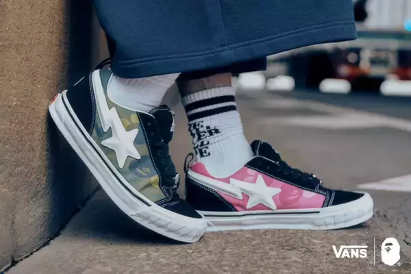 〈A BATHING APE®︎〉が〈Vans〉との最新コラボレーションを発表