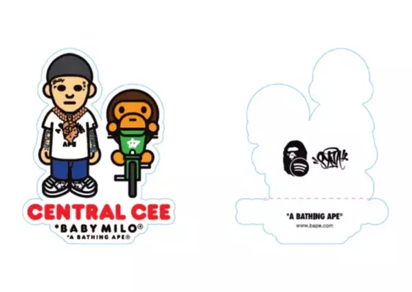 「セントラル・シーによるBAPE® × SPOTIFY × SYNAコレクションの全貌が明らかに」の画像