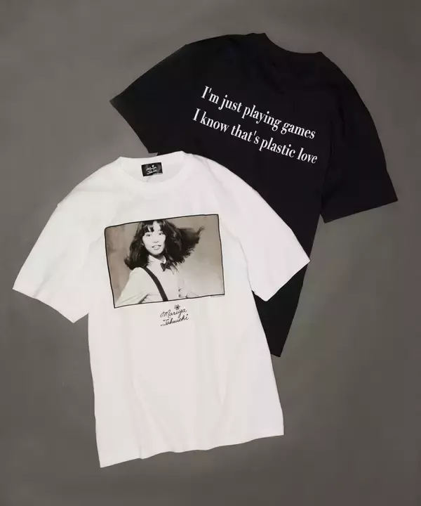 「〈JOURNAL STANDARD〉が1980年代の竹内まりやのポートレートに焦点を当てたコラボTシャツを発表」の画像