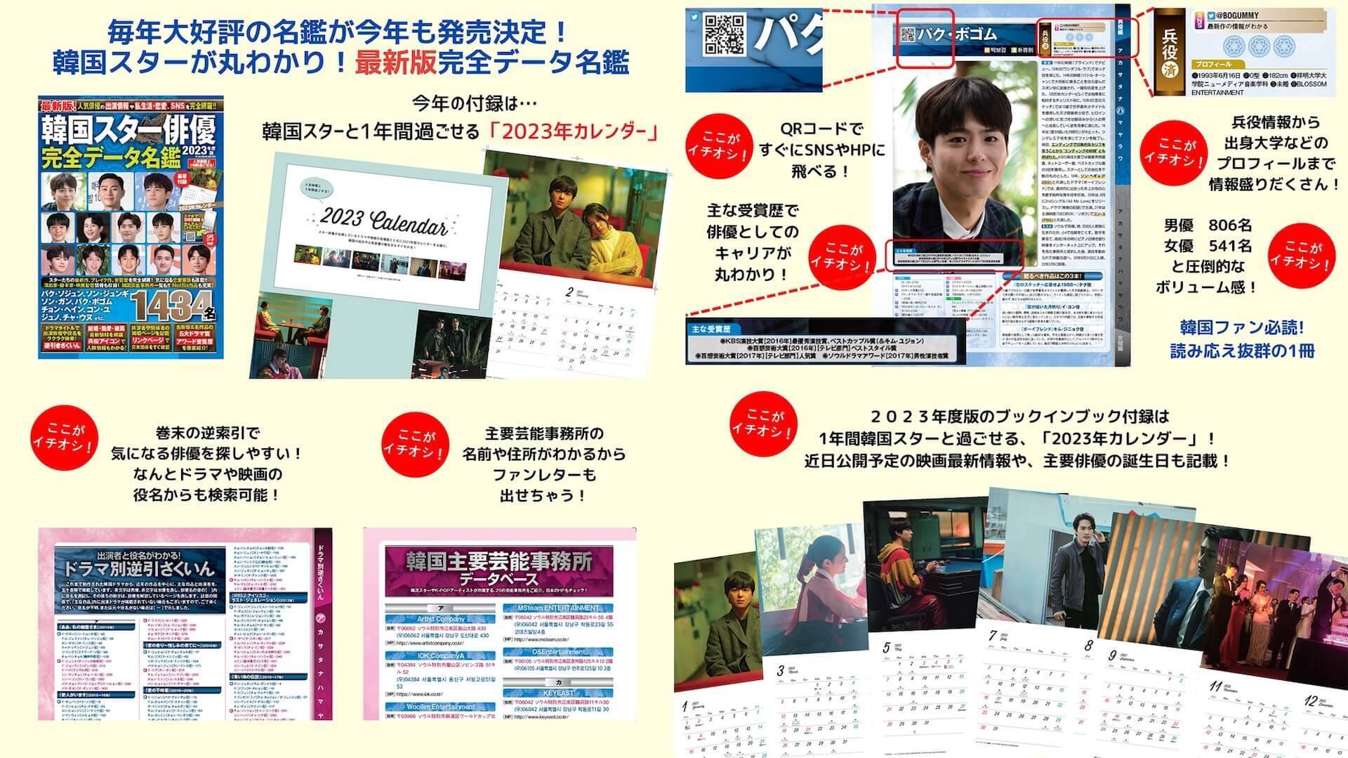 “出演作品＆評判から熱愛&スキャンダルまで”韓国芸能界が丸わかり！韓国スター俳優の人気ムック発売