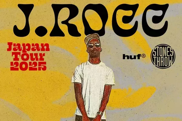 〈HUF〉がレジェンドDJ J Roccの日本ツアーを記念して〈Stones Throw〉を招いたトリプルコラボを発表
