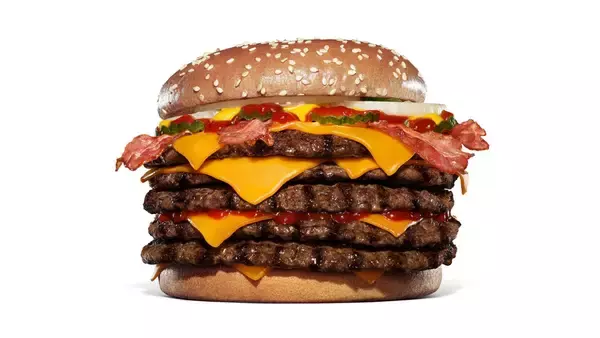 バーガーキング®︎から肉とチーズがぶつかり合う“横綱級”の“二代目ヘビーボディバーガー”が新たに登場