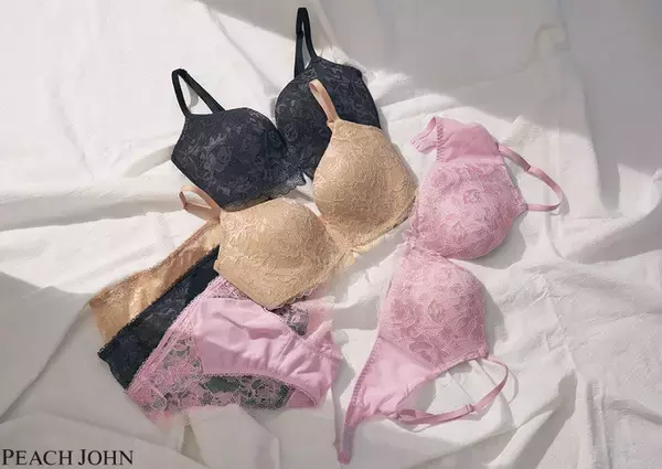 「「見た目体重」オフのピーチ・ジョン人気スマートブラに新デザインが登場｜累計79万枚突破の人気シリーズ」の画像