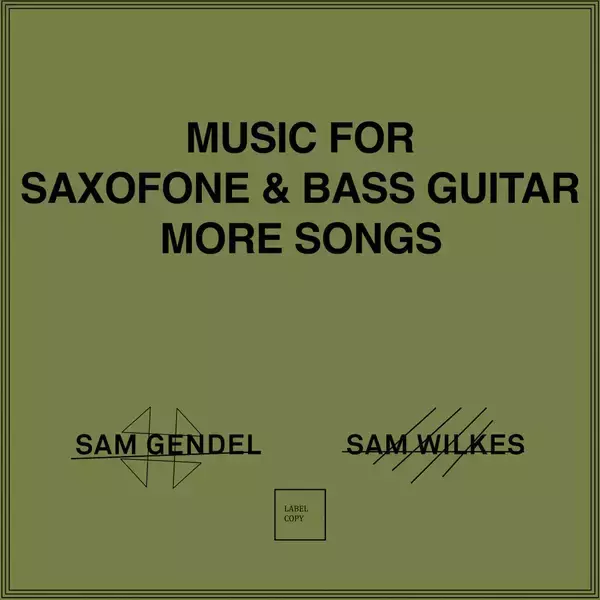 「サム・ゲンデル＆サム・ウィルクス『Music For Saxofone & Bass Guitar More Songs』待望のCD化が決定」の画像