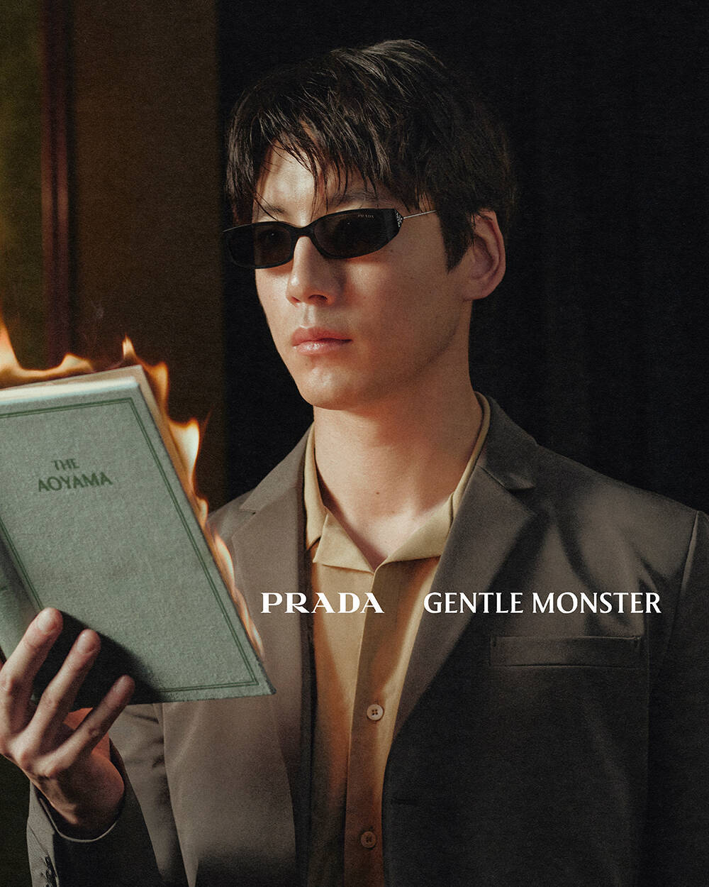 〈GENTLE MONSTER〉x〈PRADA〉コレクションのキャンペーンビジュアルに坂口健太郎が登場