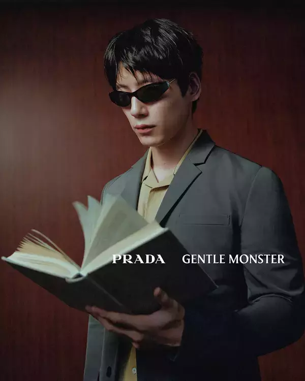 「〈GENTLE MONSTER〉x〈PRADA〉コレクションのキャンペーンビジュアルに坂口健太郎が登場」の画像