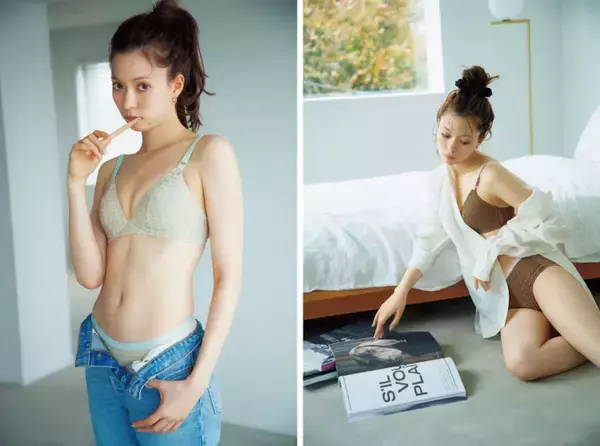 「“美容オタク”モデル・八木アリサこだわりのノンワイヤーブラなど｜「bijorie」とのコラボランジェリー第2弾発売」の画像