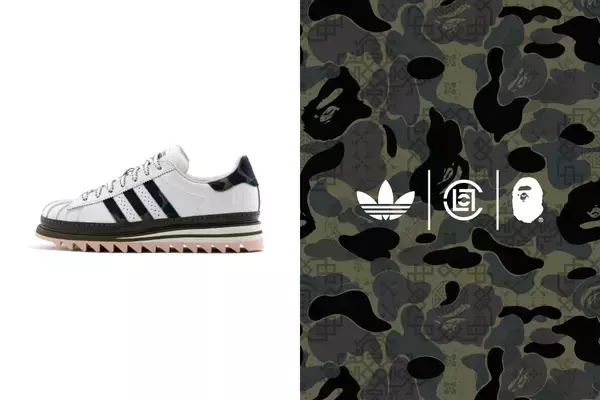 〈A BATHING APE®︎〉が〈CLOT〉〈adidas Originals〉とのトリプルコラボを発表