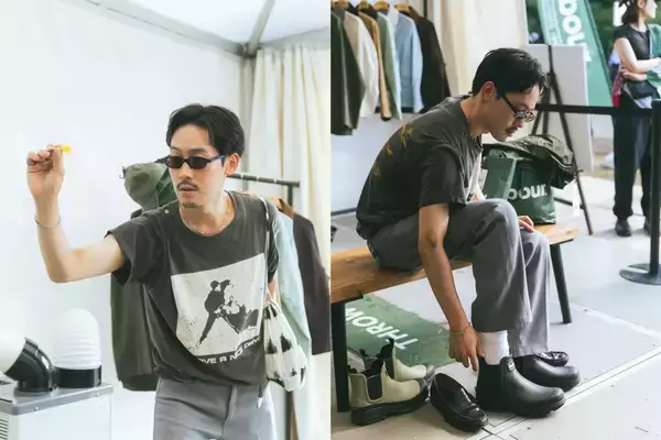 「バブアーがフジロック初参戦！苗場で出会う“夏のバブアー” ブースレポート＆アーティストスナップ」の画像