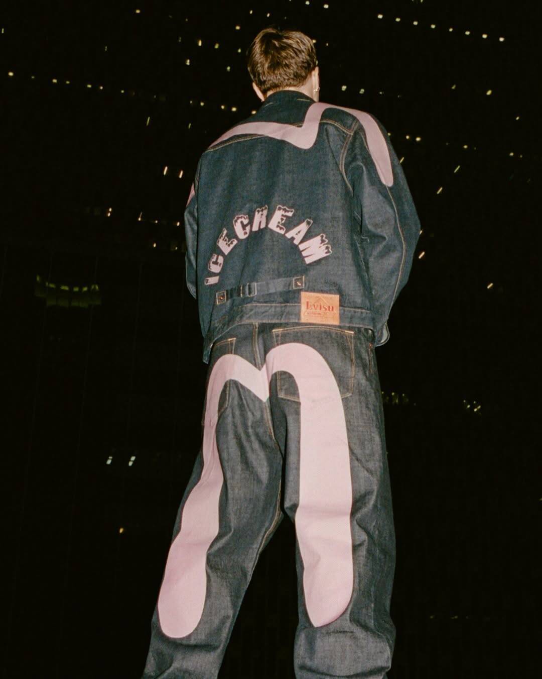 〈EVISU〉がファレル・ウィリアムスとNIGOによる〈Icecream〉とのコラボコレクションを発売