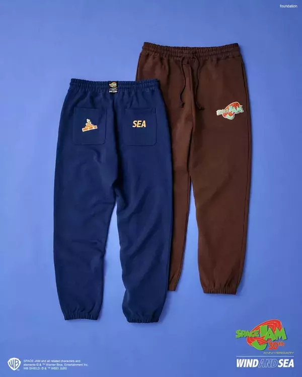 「〈WIND AND SEA〉が公開30周年を迎える映画『SPACE JAM』との最新コラボを発表」の画像