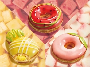 クリスピー・クリーム・ドーナツから夏に食べたくなるフルーツをテーマにした新作ドーナツ3種が登場