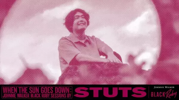 赤い輝きをまとった“ジョニーウォーカー ブラックルビー”とSTUTSによるコラボレーションが公開