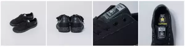 「〈Maison MIHARA YASUHIRO〉の三原康裕がサッポロ生ビール黒ラベルとのコラボスニーカーを発売」の画像