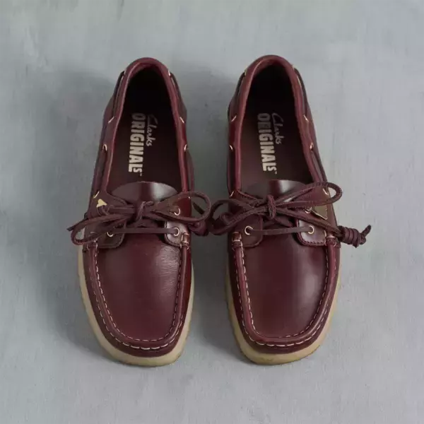 「〈Clarks Originals〉が2026年春夏シーズンの新作 Godney Boat Shoeを発売」の画像