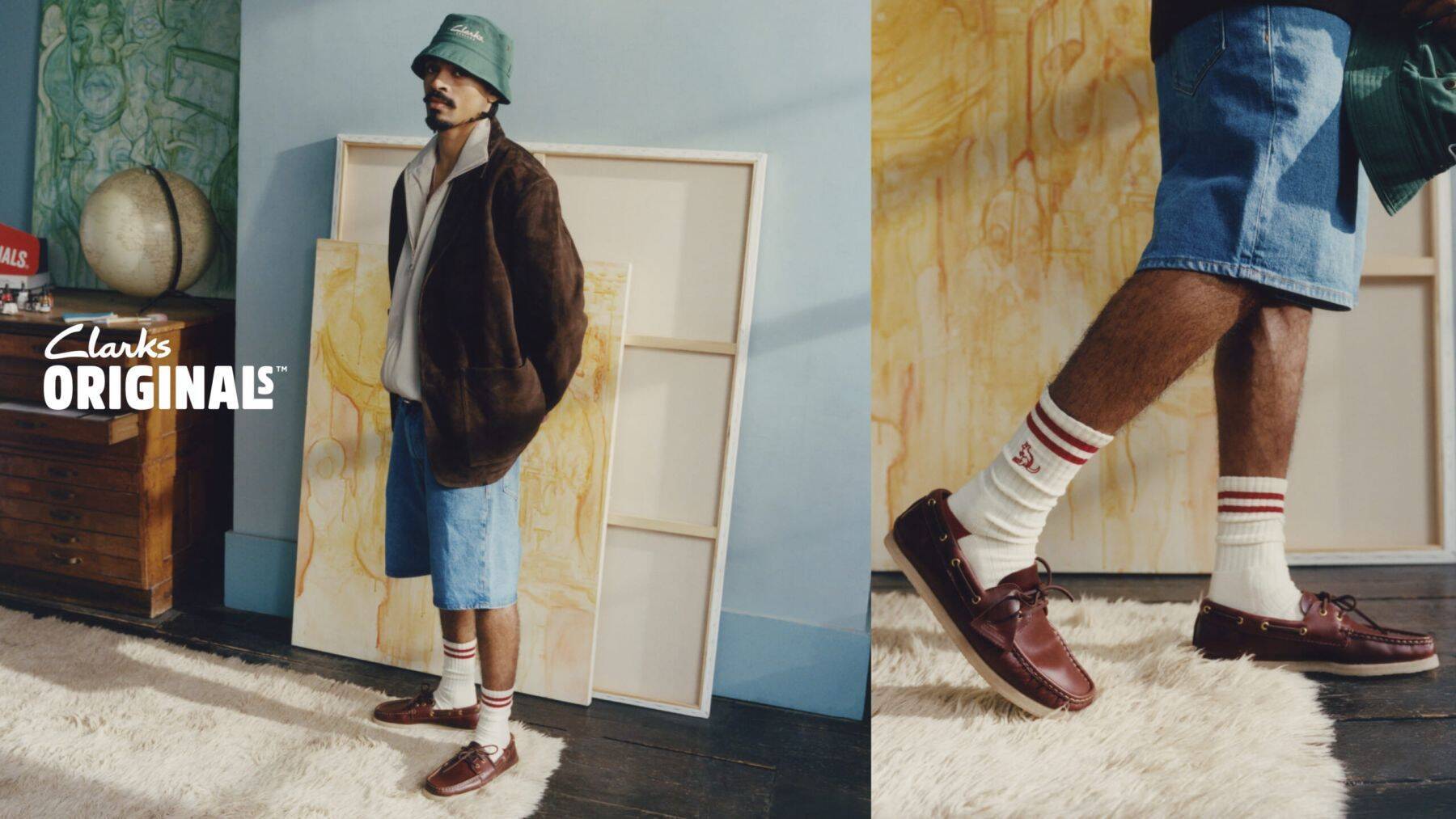 〈Clarks Originals〉が2026年春夏シーズンの新作 Godney Boat Shoeを発売