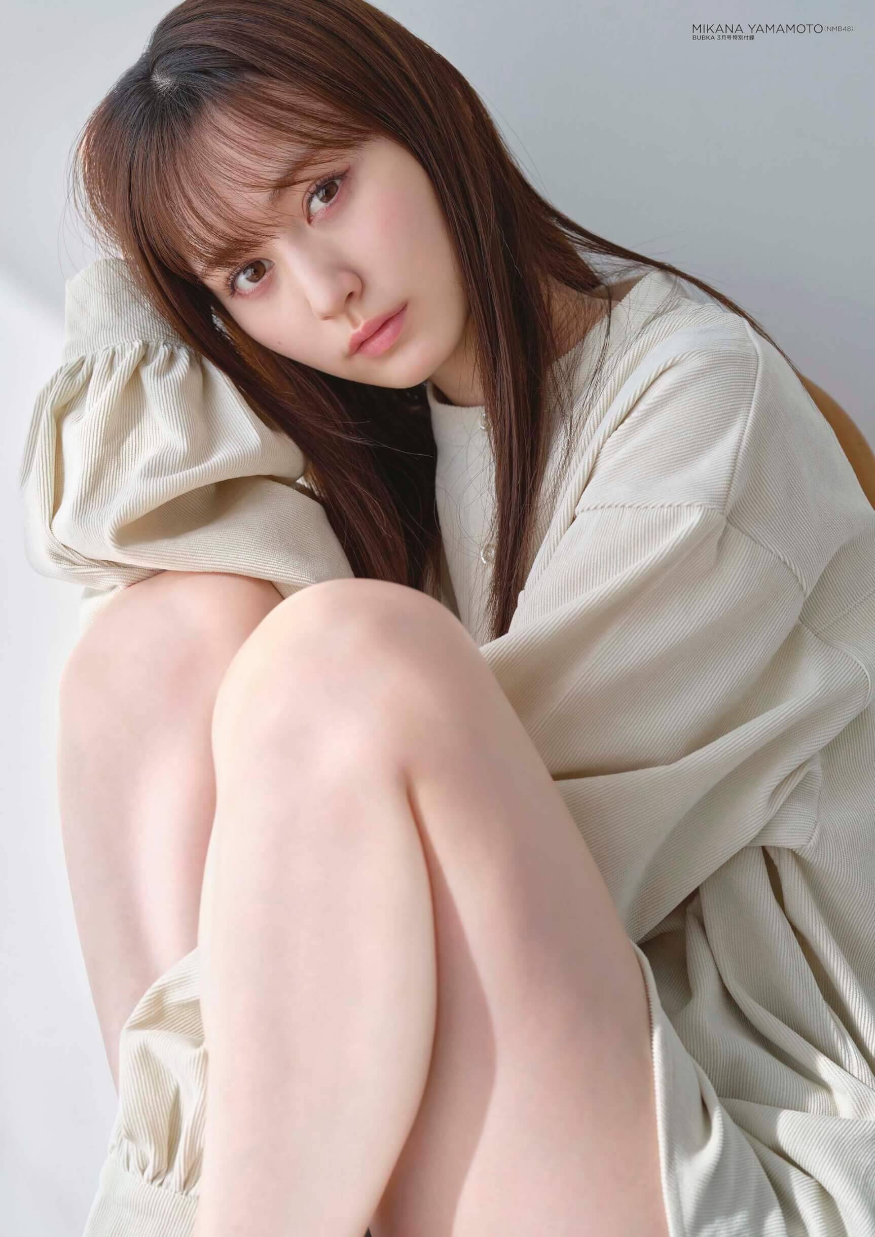 NMB48・山本望叶がキャミソール姿で魅了！本郷柚巴のグラビアカットも収録のBUBKA3月号が本日発売