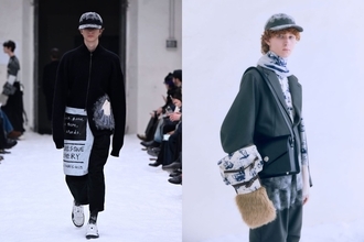 〈SHINYAKOZUKA〉が〈TSUCHIYA KABAN〉とのコラボコレクション第4弾を世界初披露