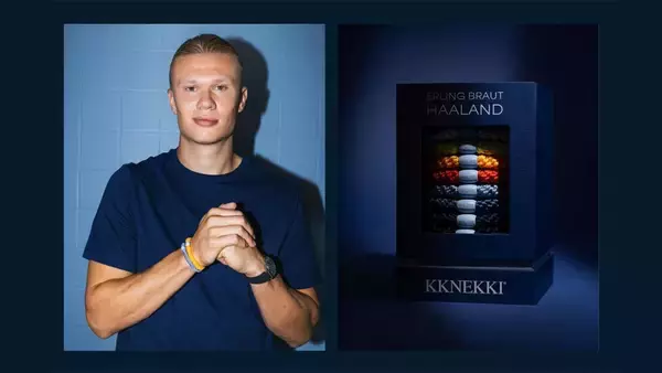 怪物ハーランドの愛用ヘアゴム「KKNEKKI」が大人気！ノルウェー代表色の“W杯コラボモデル”も発売される