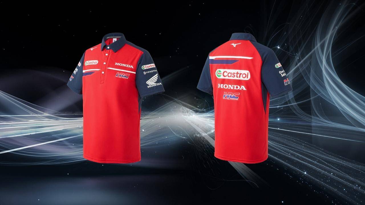 ホンダ「HRC」とミズノ、2026年の新ユニフォームを発表！F1はホワイト基調…その他四輪レース用は肩部分にネイビーを配色