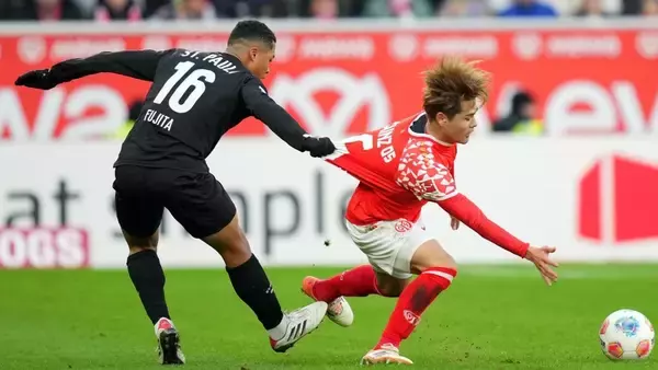 日本代表MF佐野海舟、ブンデスリーガMFの『ボール回収王』だった！藤田譲瑠チマが2位