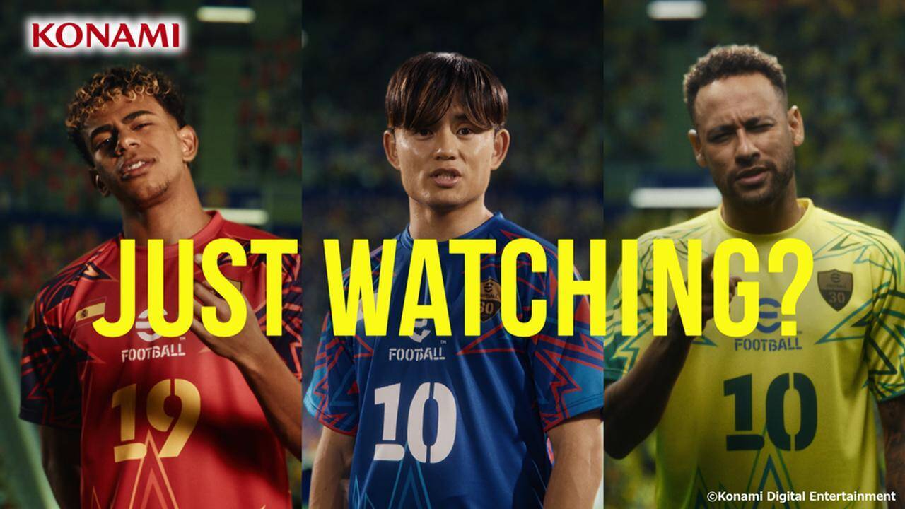 『eFootball』新CM公開！久保建英とメッシが出演…ネイマールやヤマル、本田圭佑のサッカー日本代表への超貴重コメントも