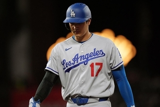 大谷翔平、53試合連続出塁がストップ。4打数無安打も「また新しい記録を」と前向き発言