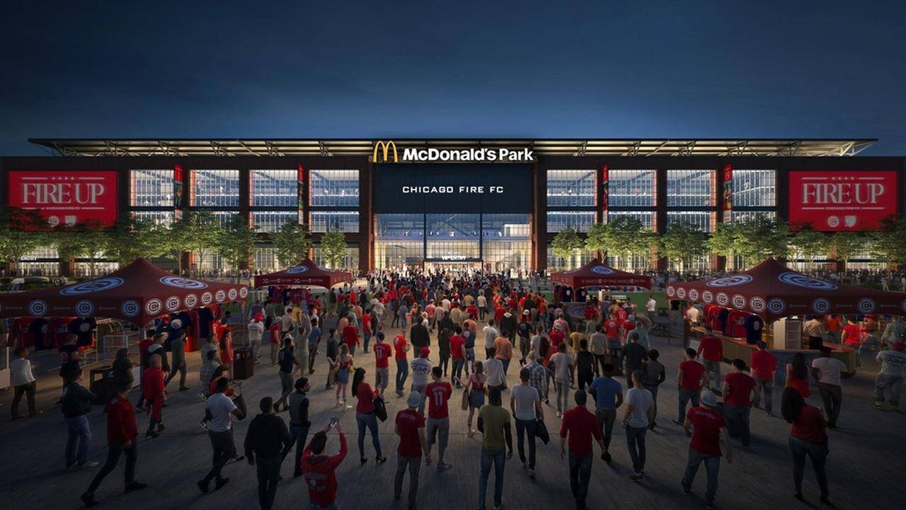 アメリカでサッカー新スタジアム「マクドナルドパーク」が爆誕！国内初の契約でマクドナルド店舗を常設…収容人数は2万人超