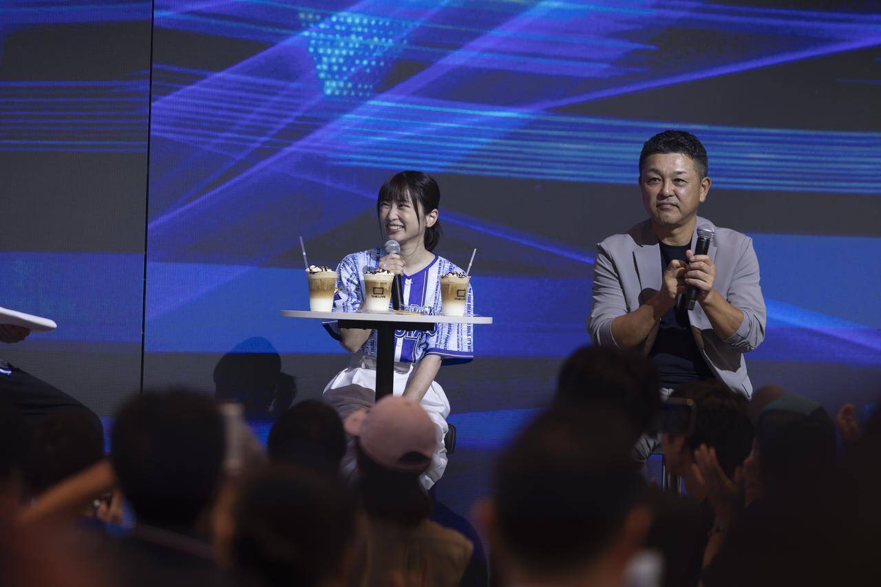 「夢が叶って嬉しい」横浜ファンの志田未来さんがセレモニアルピッチに登場！トークショーでもファンを沸かせる