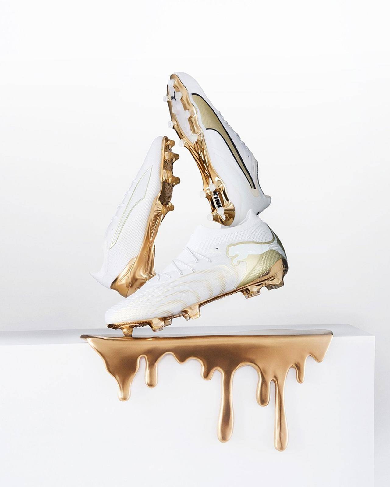 PUMA、新作スパイク「ホワイトゴールドパック」を発売！キャッチフレーズは『この輝きはすべてのプレーをハイライトに』