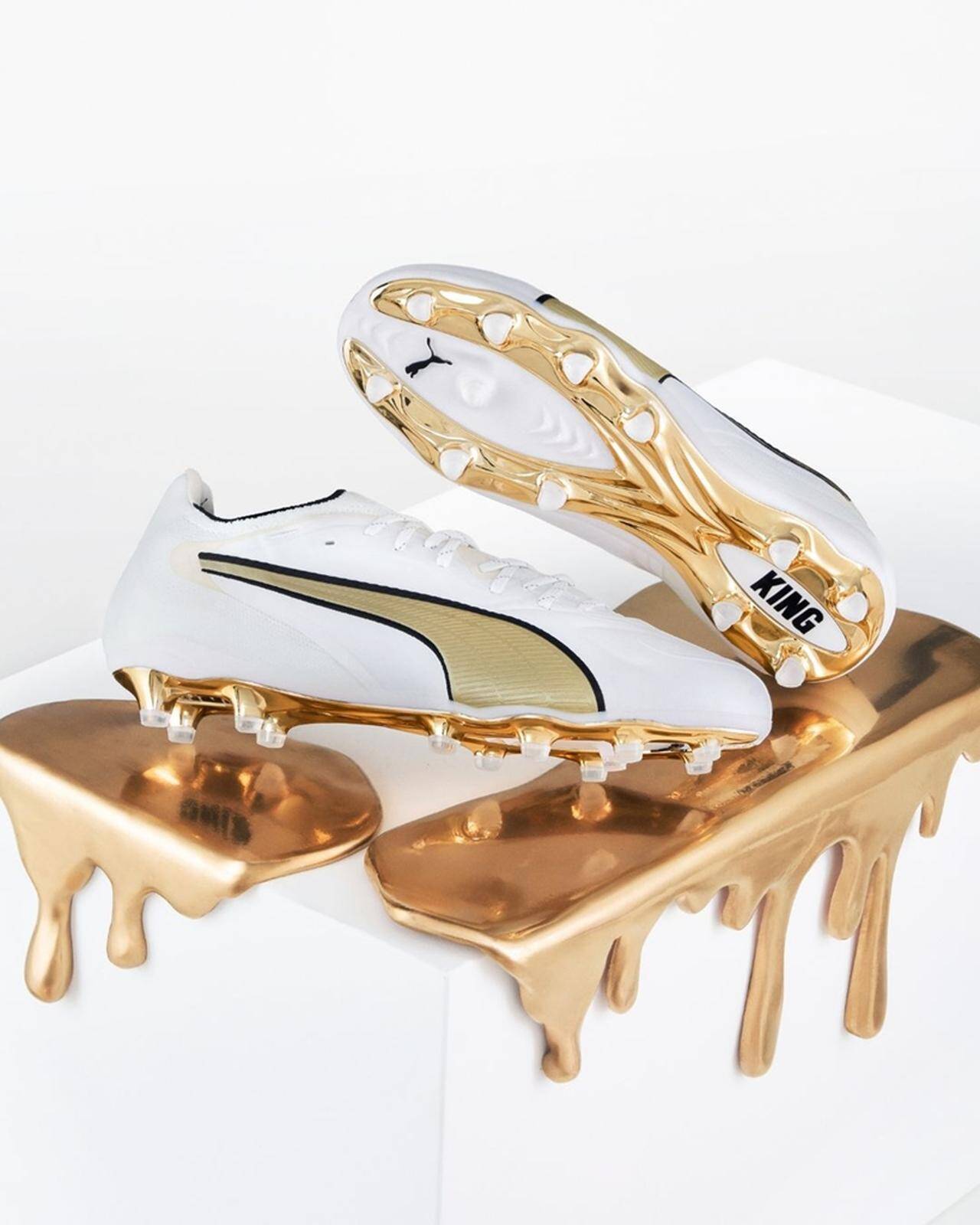 PUMA、新作スパイク「ホワイトゴールドパック」を発売！キャッチフレーズは『この輝きはすべてのプレーをハイライトに』