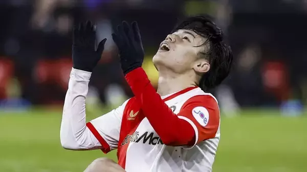 フェイエ上田綺世、11試合ゴールなしと苦しむ…「12試合0ゴールは信じられない」とオランダ代表辛口OBが指摘