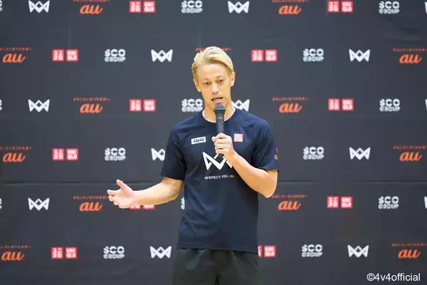 JI BLUEも駆けつける！4人制サッカー・4v4が今年もスタート……発起人の本田圭佑は将来の日本代表輩出への期待を寄せる