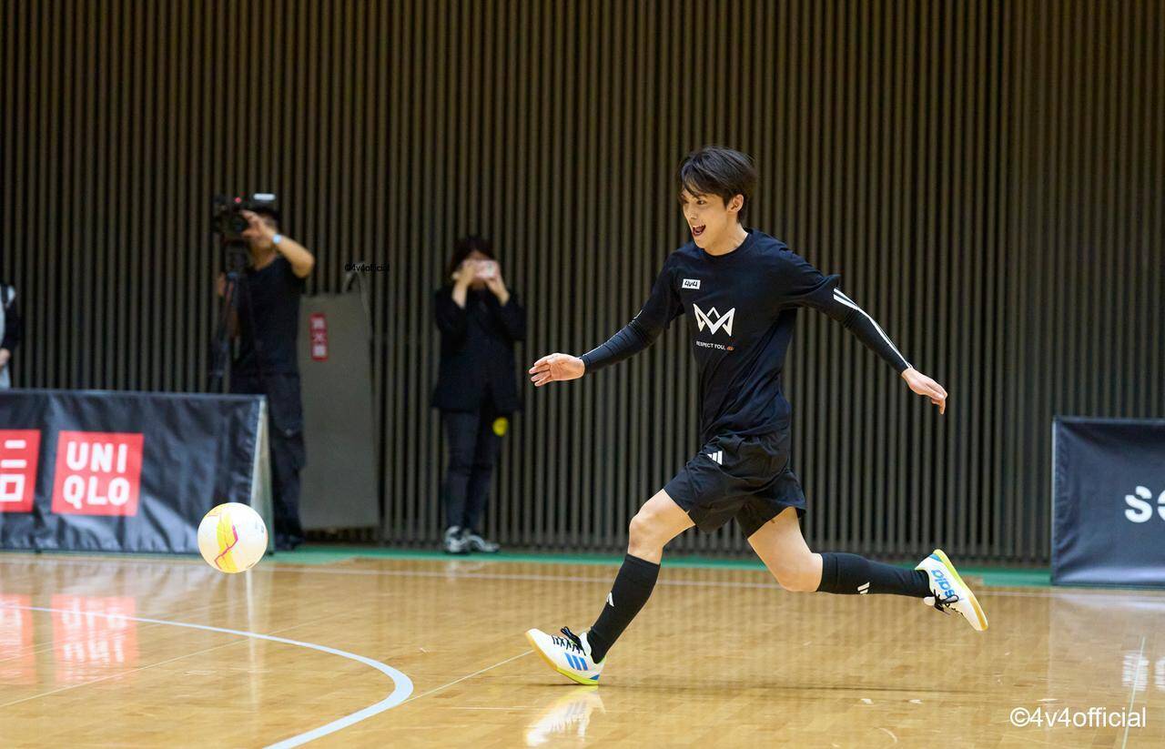 JI BLUEも駆けつける！4人制サッカー・4v4が今年もスタート……発起人の本田圭佑は将来の日本代表輩出への期待を寄せる