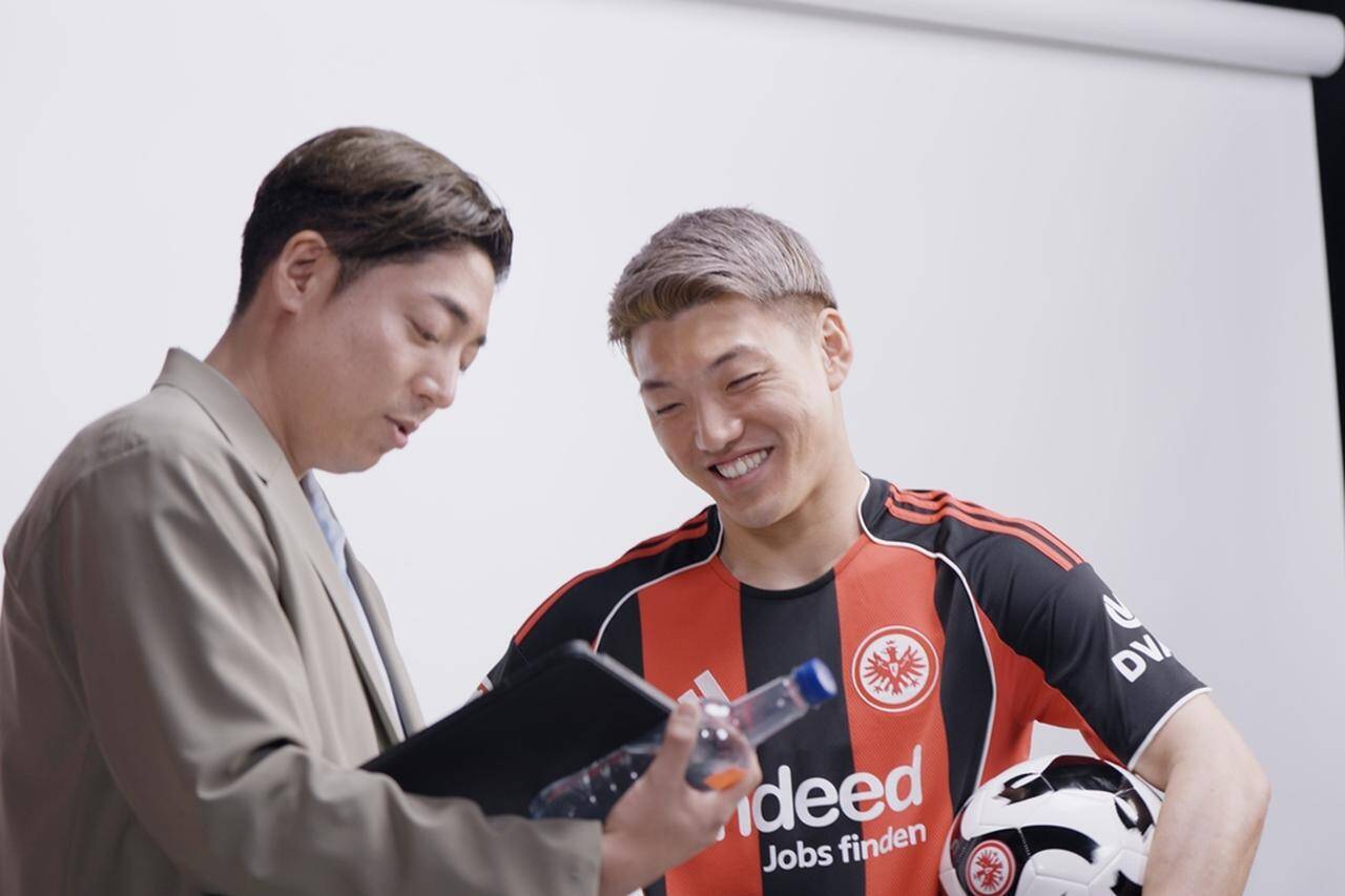 堂安律「ピッチの上では友情はない。全力で勝ちにいきます」 “チーム堂安”に迫るIndeedの新CMが登場！4月20日から全国放送