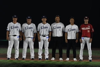 “ミスターレオ”栗山巧の引退企画、ポスタージャックの四代目「L-train」が西武球場前駅に！ラストマッチに花を添える