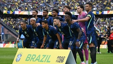 ブラジル代表DFが涙…W杯直前の練習試合で負傷交代！アンチェロッティ監督は「検査を待つ」
