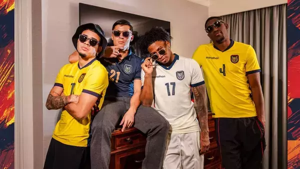 エクアドル代表、2026W杯に向けた新ユニフォームを発表！メーカーとは30年の「超ロング契約」に