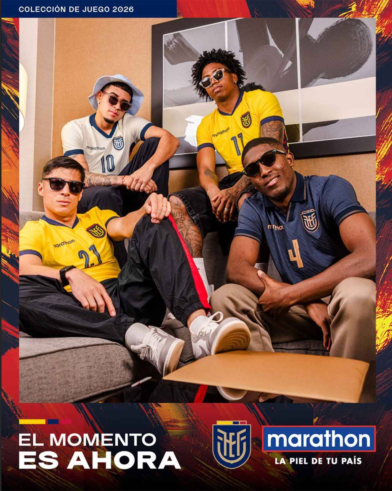 エクアドル代表、2026W杯に向けた新ユニフォームを発表！メーカーとは30年の「超ロング契約」に