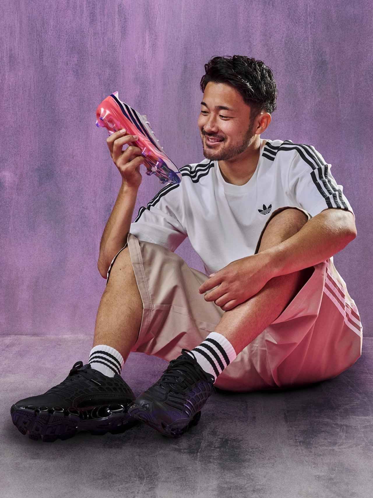 adidasの最新サッカースパイク、トライオンカーによる“移動型試履きイベント”を開催！日本代表選手の新ビジュアルも登場
