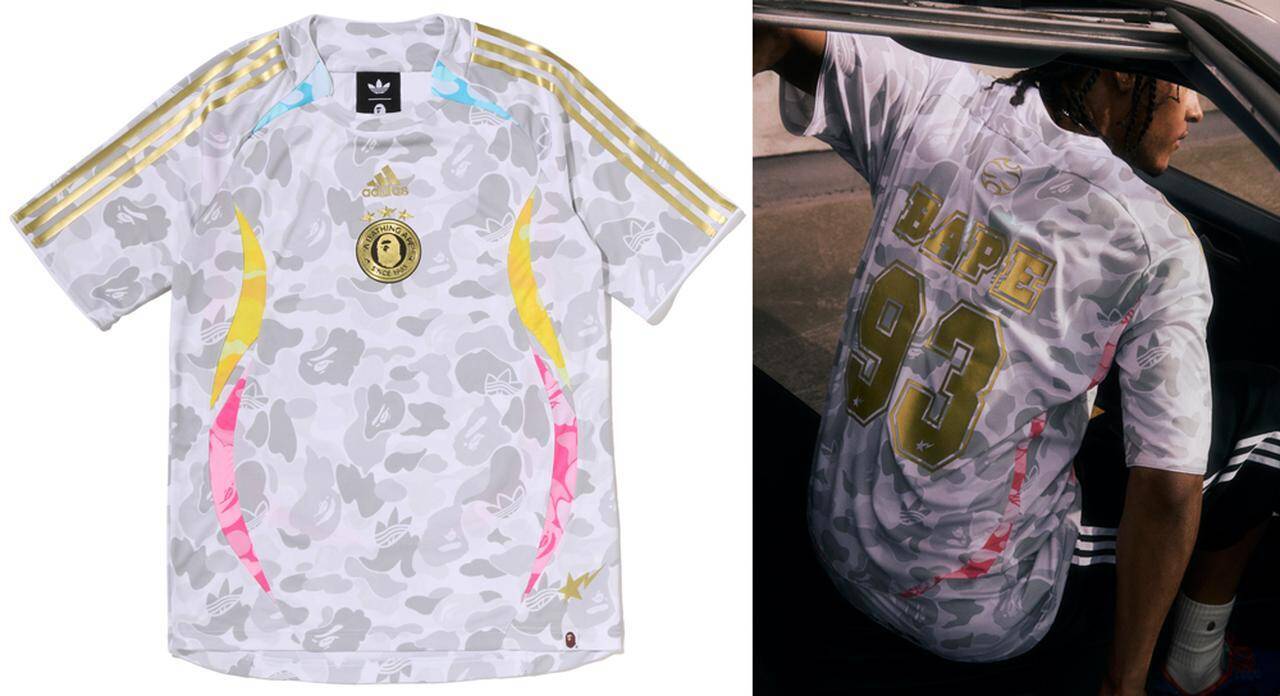 BAPEとadidas Originalsがコラボ！「ワールドカップコレクション」は“懐かしのユニフォーム”も登場