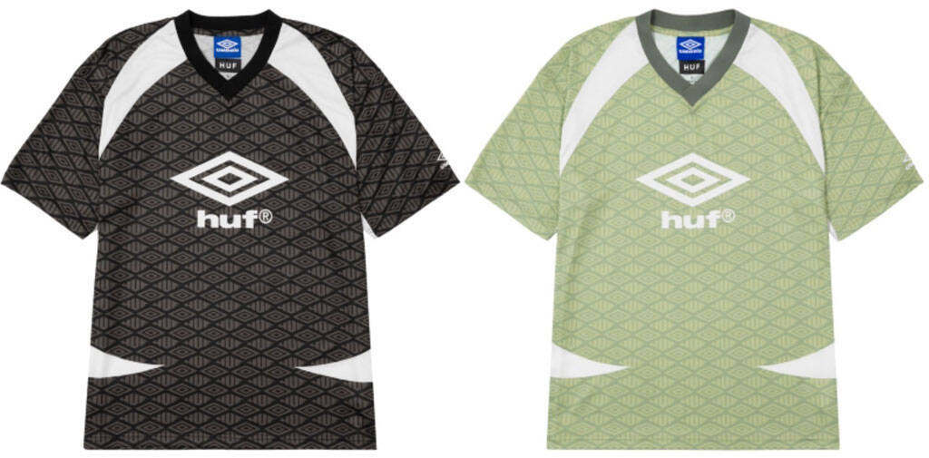 UMBROとファッションブランド「HUF」がコラボ開始！90年代英国サッカーにインスパイアのデザイン
