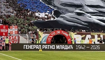UEFAの罰金1600万円も効果なし——ツルヴェナ・ズヴェズダが再び【大虐殺の戦犯を追悼】し批判殺到