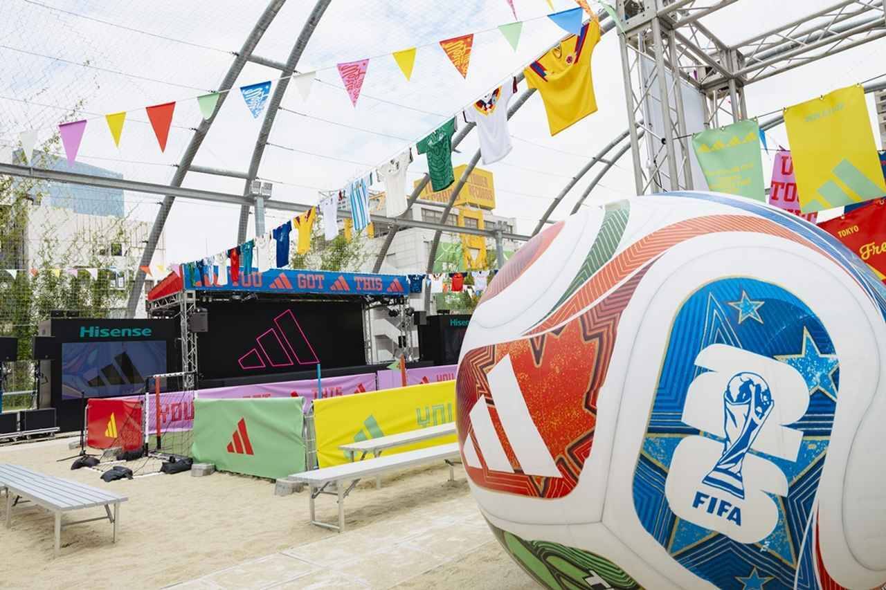 渋谷からW杯の熱気を発信！フットボール×カルチャーが融合した期間限定フットボールパーク「adidas PLAY FREE PARK」